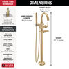 Floor Mount Tub Filler Trim