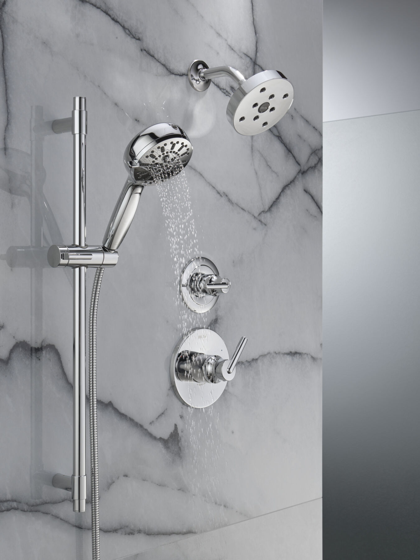 3-Function Custom Shower Bundle with ProClean Hand Shower