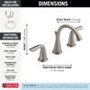 Two Handle Widespread Bathroom Faucet
