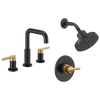 Widespread Lavatory Faucet with Shower Trim Bundle - 14 Series