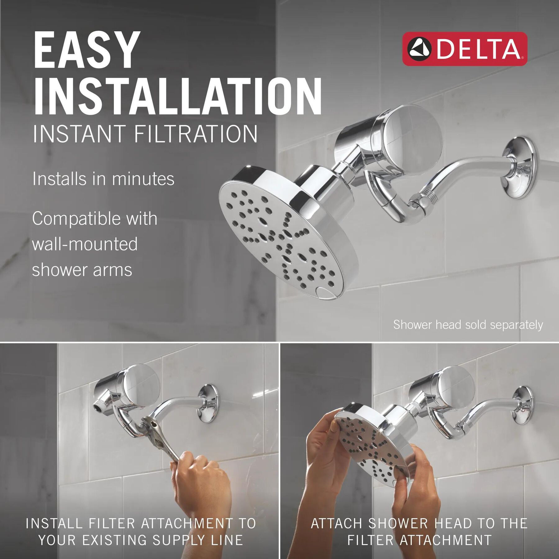 Premium Shower Filter Attachment (Recertified)