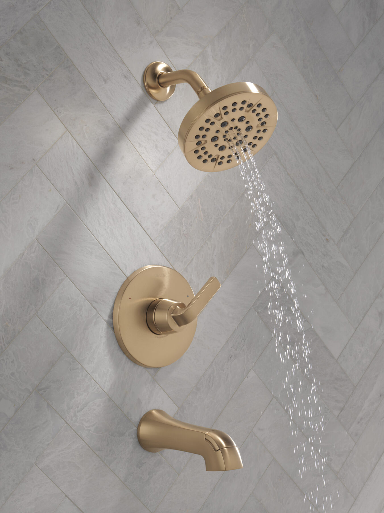Widespread Lavatory Faucet with 14 Series Tub Shower Trim and Bathroom Accessories Bundle
