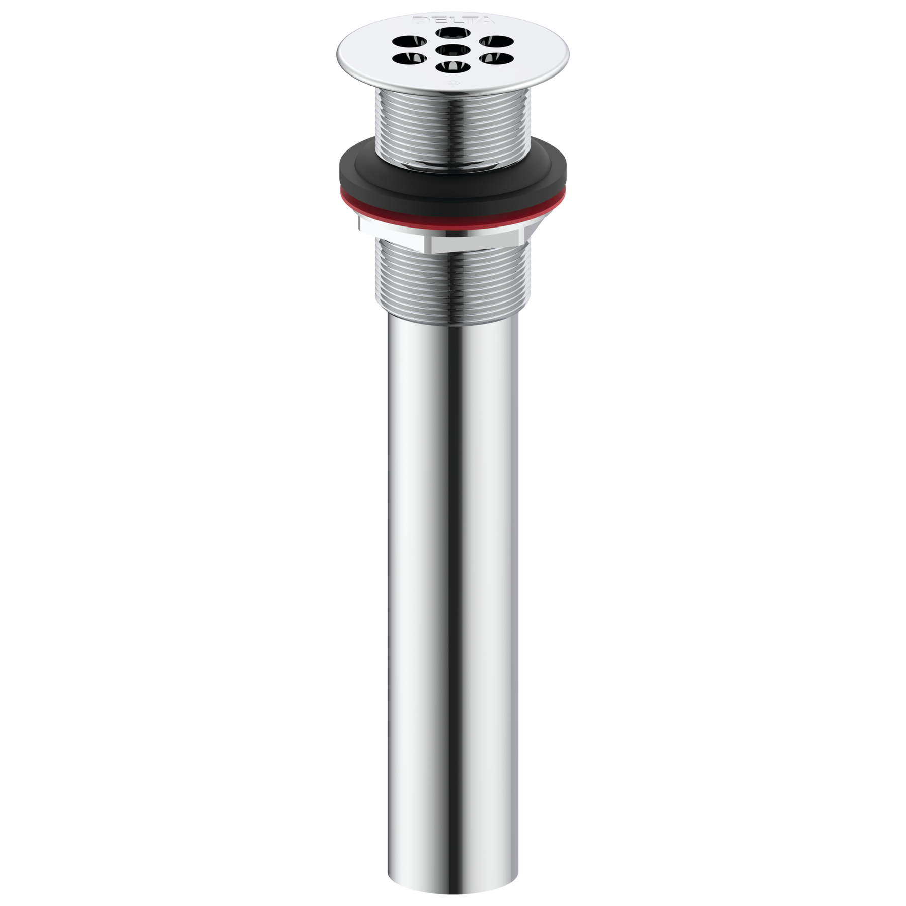 Cast Lavatory Waste with Open Grid Strainer Less Overflow