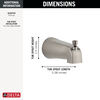 Tub Spout - Pull-Up Diverter