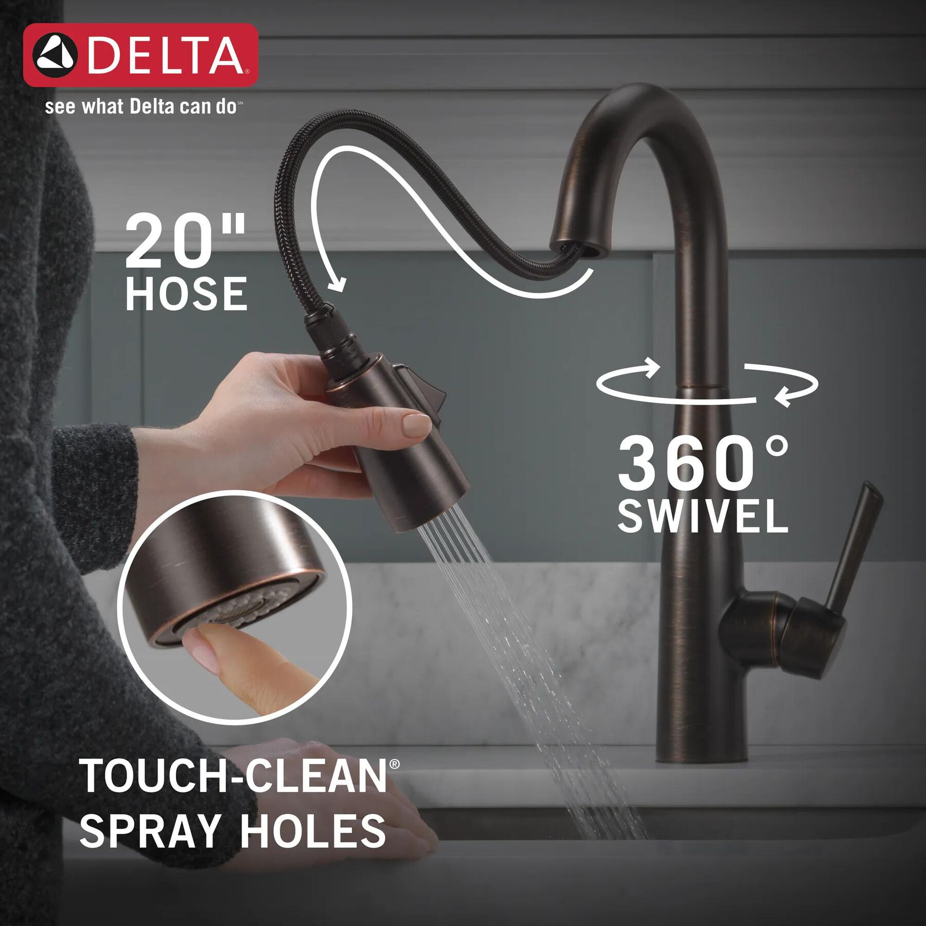 Single Handle Pull-Down Bar / Prep Faucet