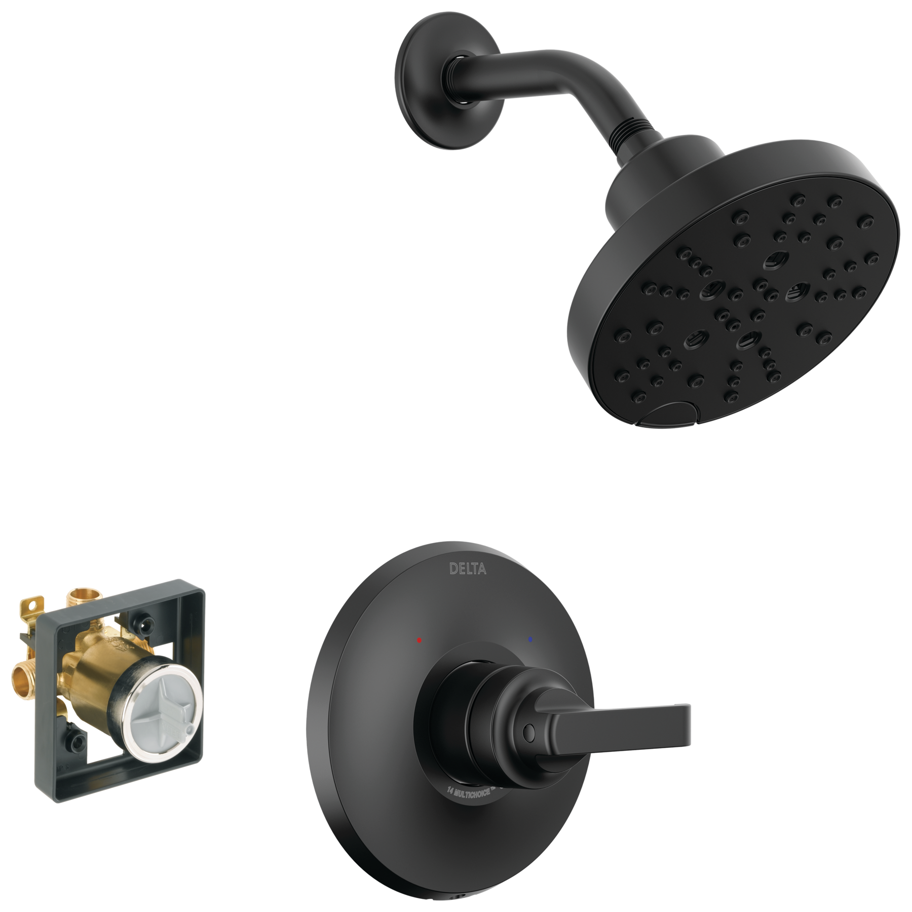 Shower Trim with High-Flow Rough Bundle - 14S