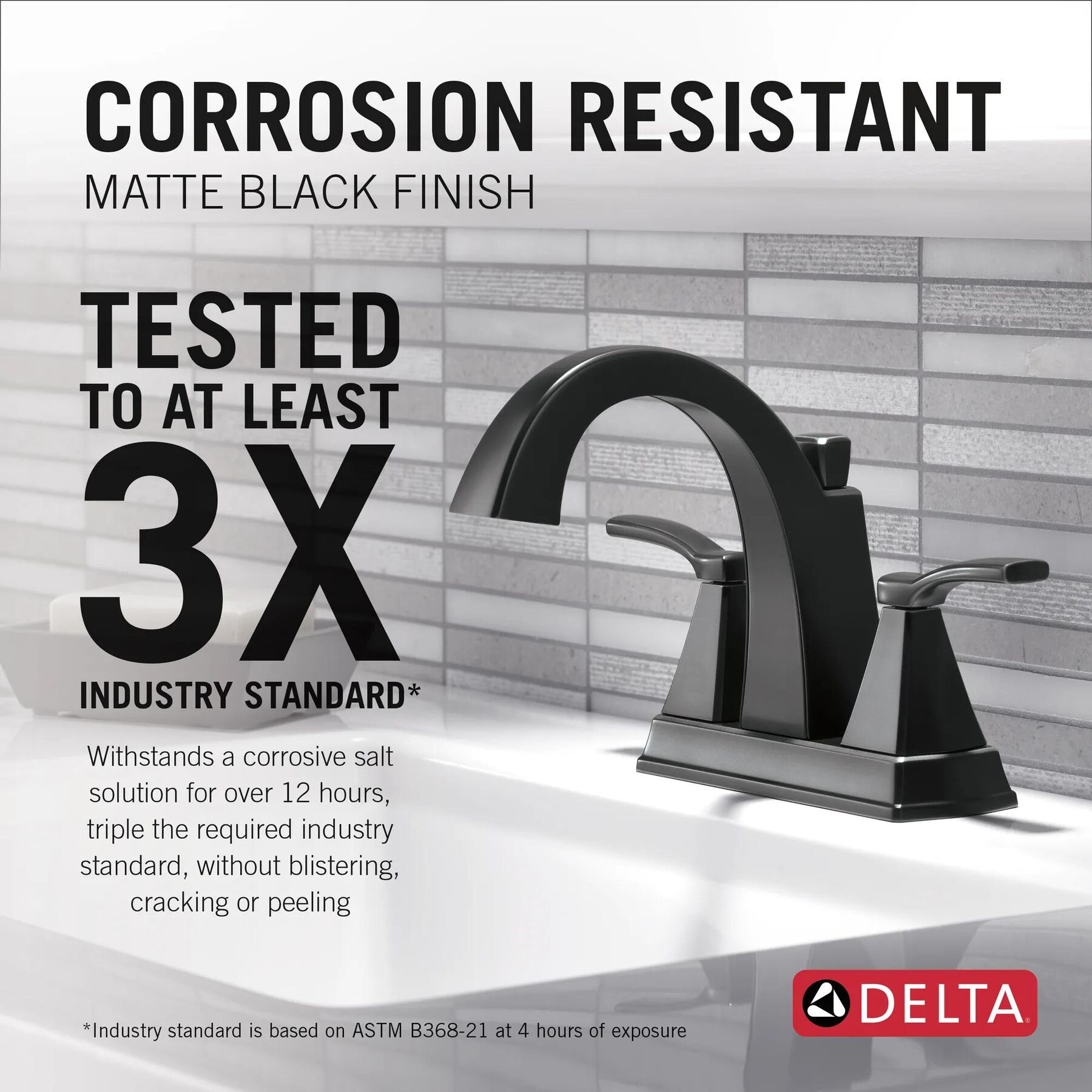 Two Handle Centerset Bathroom Faucet