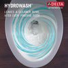 Toilet Single-Flush with Bidet Seat Bundle