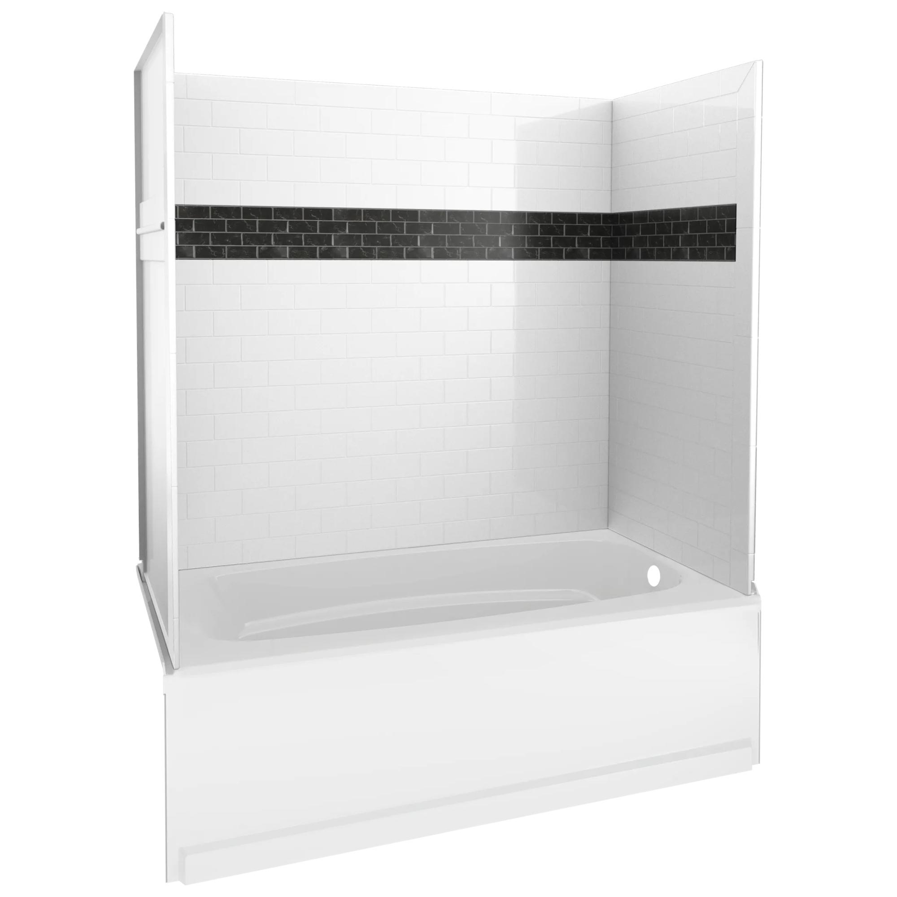 60" x 32" Bathtub - Right Drain