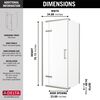 36&rdquo;x36&rdquo; Stainless Corner Shower Enclosure