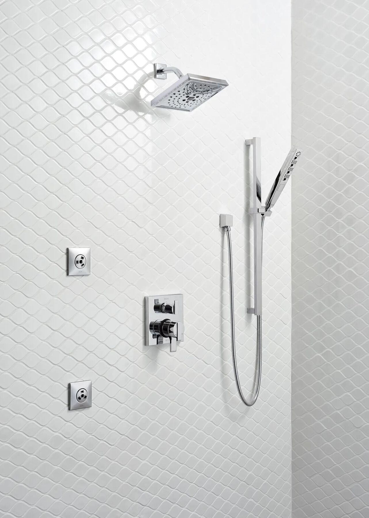 H<sub>2</sub>Okinetic&reg; 3-Setting Raincan Shower Head