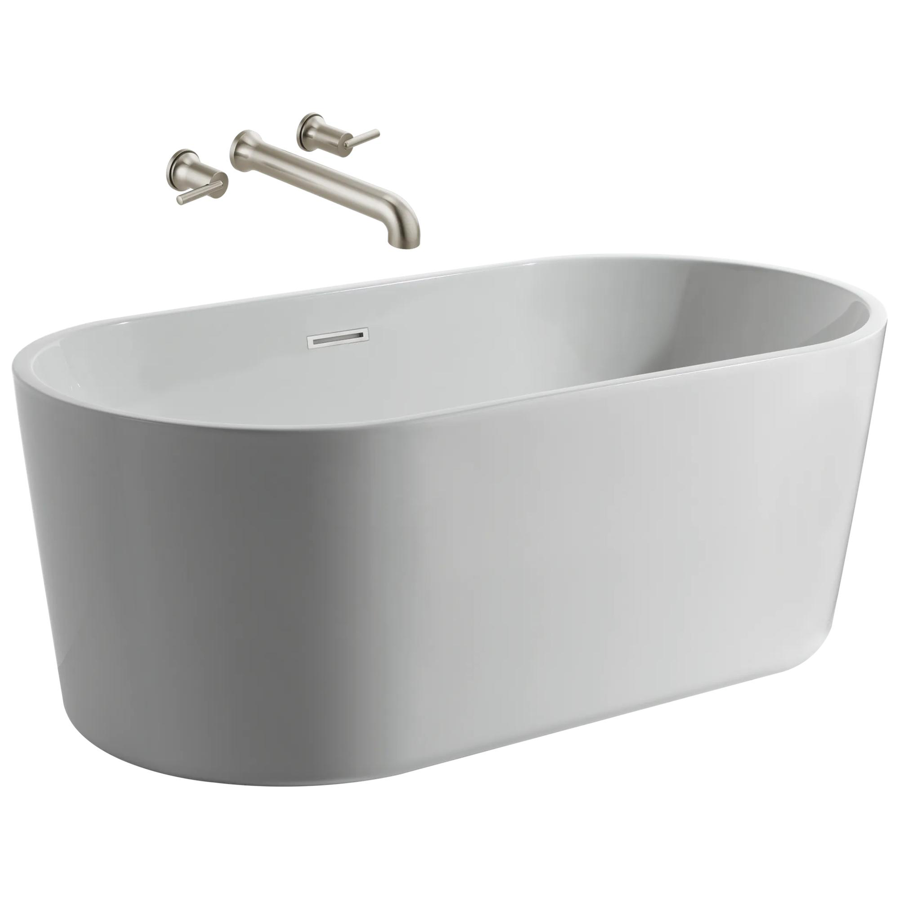 Bathtub with Tub Filler and Rough Bundle