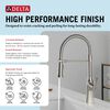 Single Handle Pull-Down Kitchen Faucet With Spring Spout
