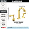 Two Handle Widespread Bathroom Faucet