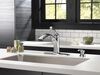 Single Handle Pull-Out Kitchen Faucet with Soap Dispenser