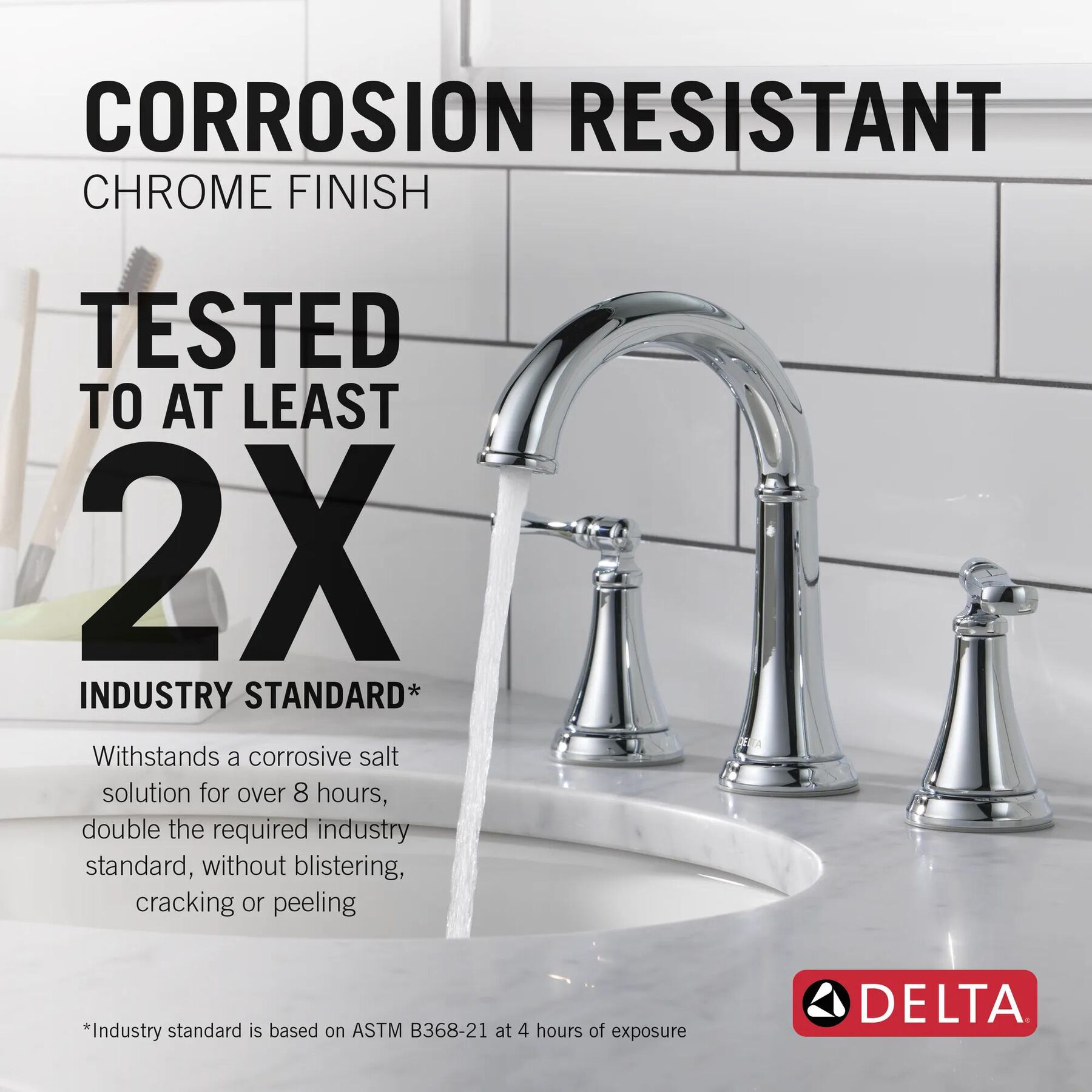 Two Handle Widespread Lavatory Faucet