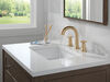 Two Handle Widespread Pull Down Bathroom Faucet