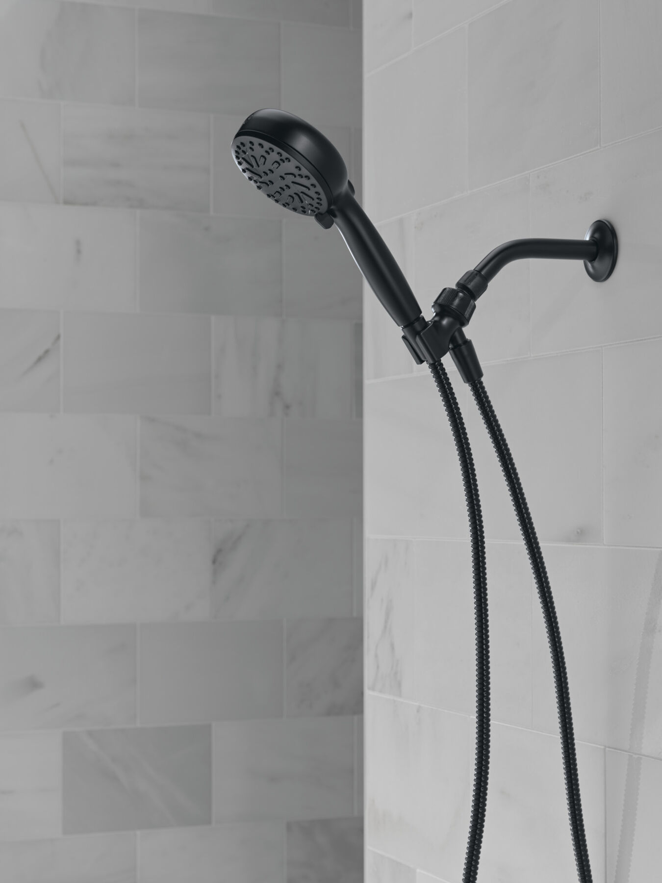 6-Setting Hand Shower with Cleaning Spray