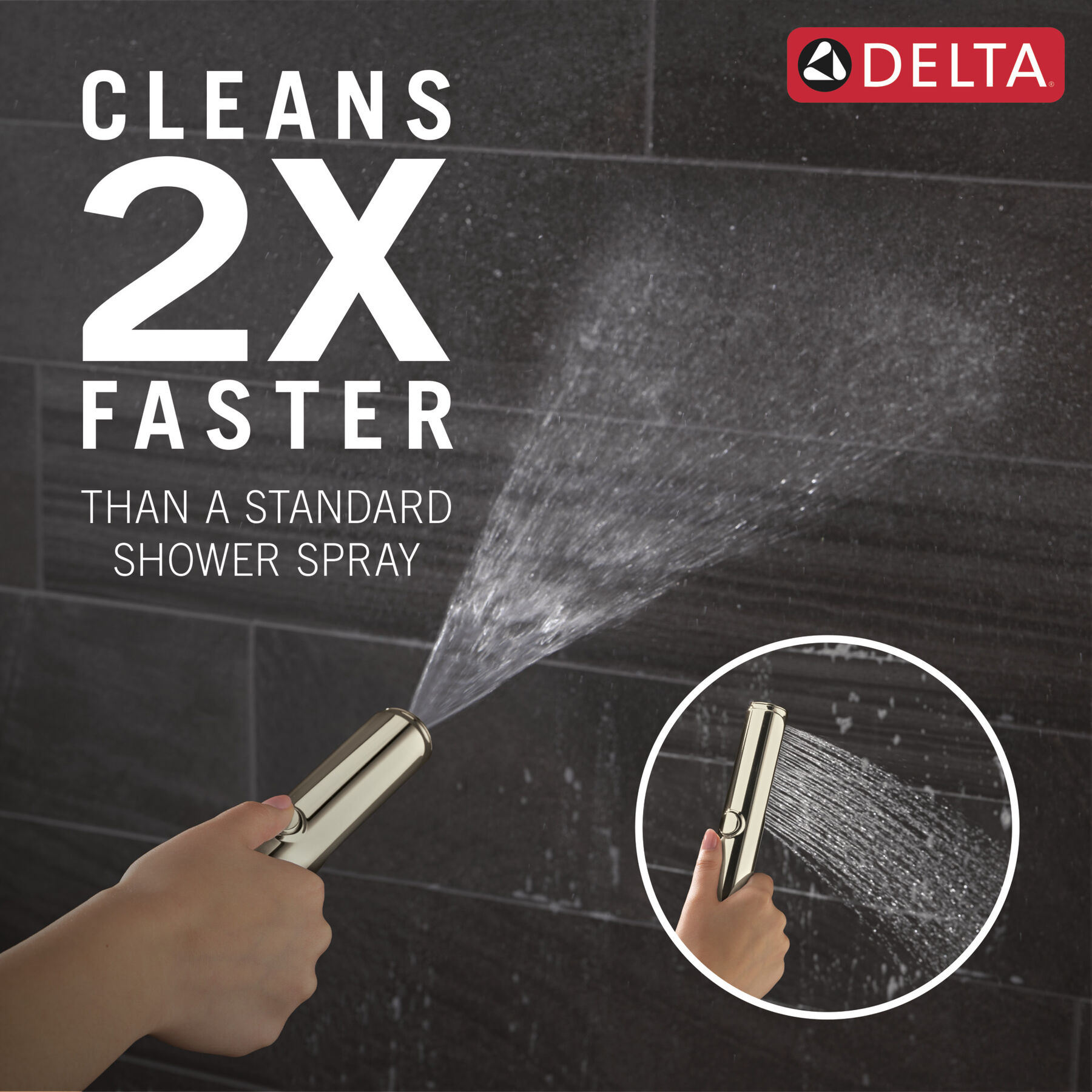 2-Setting Hand Shower with ProClean&trade; Spray &ndash; Wall Mount