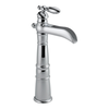 Single Handle Centerset Lavatory Faucet with Riser - Less Pop-Up