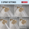 Widespread Lavatory Faucet with 14 Series Tub Shower Trim and Bathroom Accessories Bundle