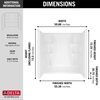 60" x 32" Shower Wall Set