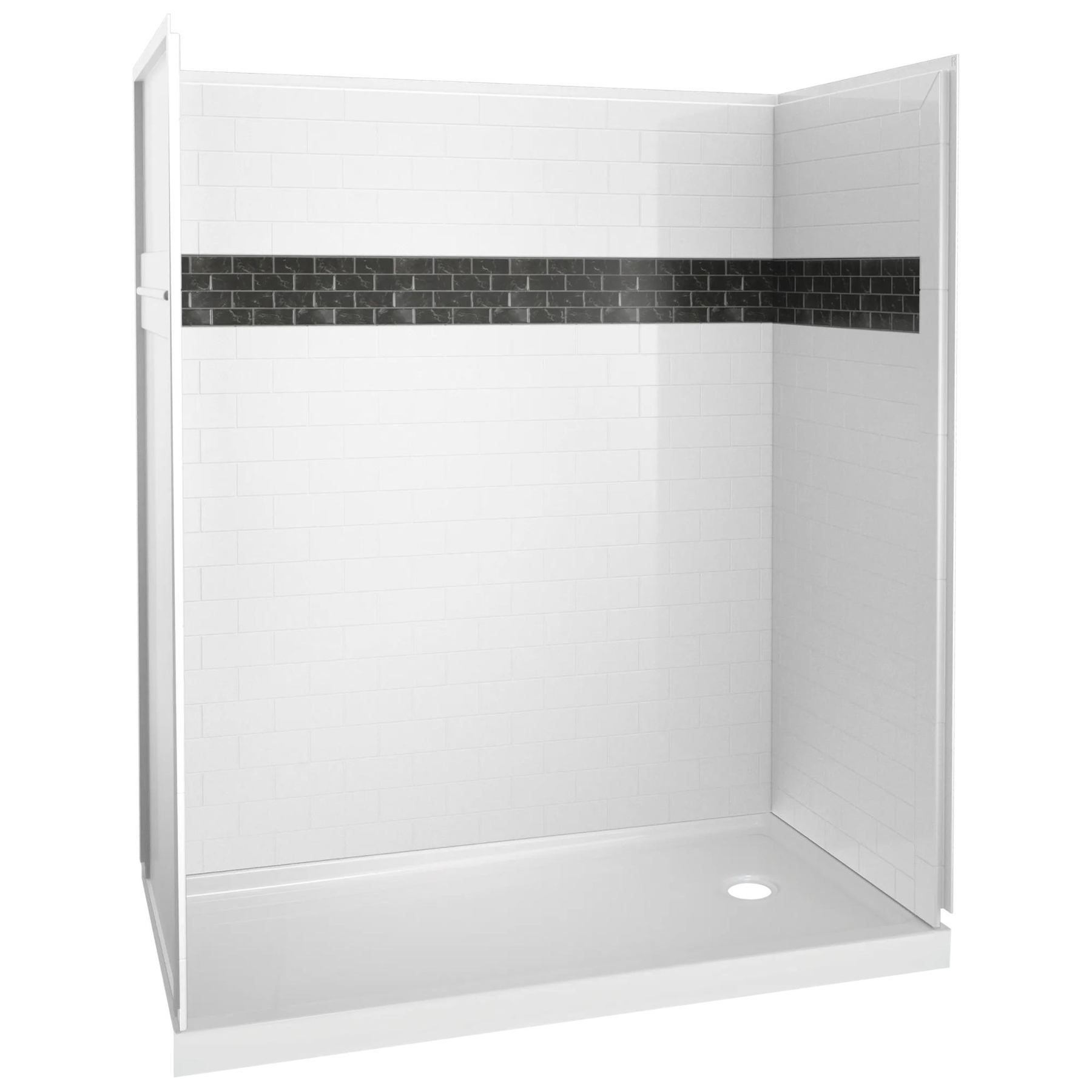 60" x 32" Shower Base - Right Drain