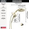 PivotPro&trade; 3-in-1 Combination Shower