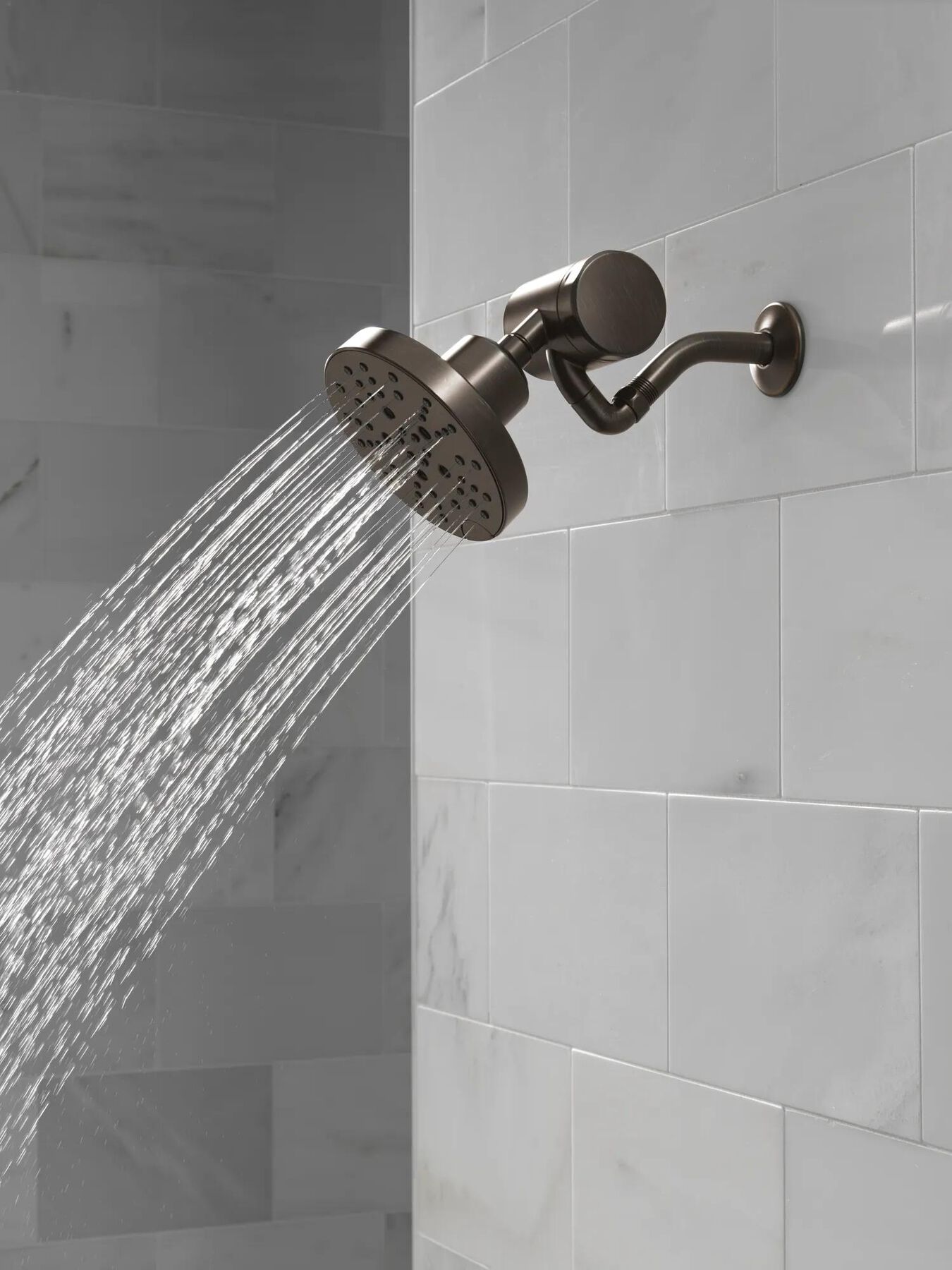 H<sub>2</sub>Okinetic&reg; 5-Setting Contemporary Raincan Shower Head