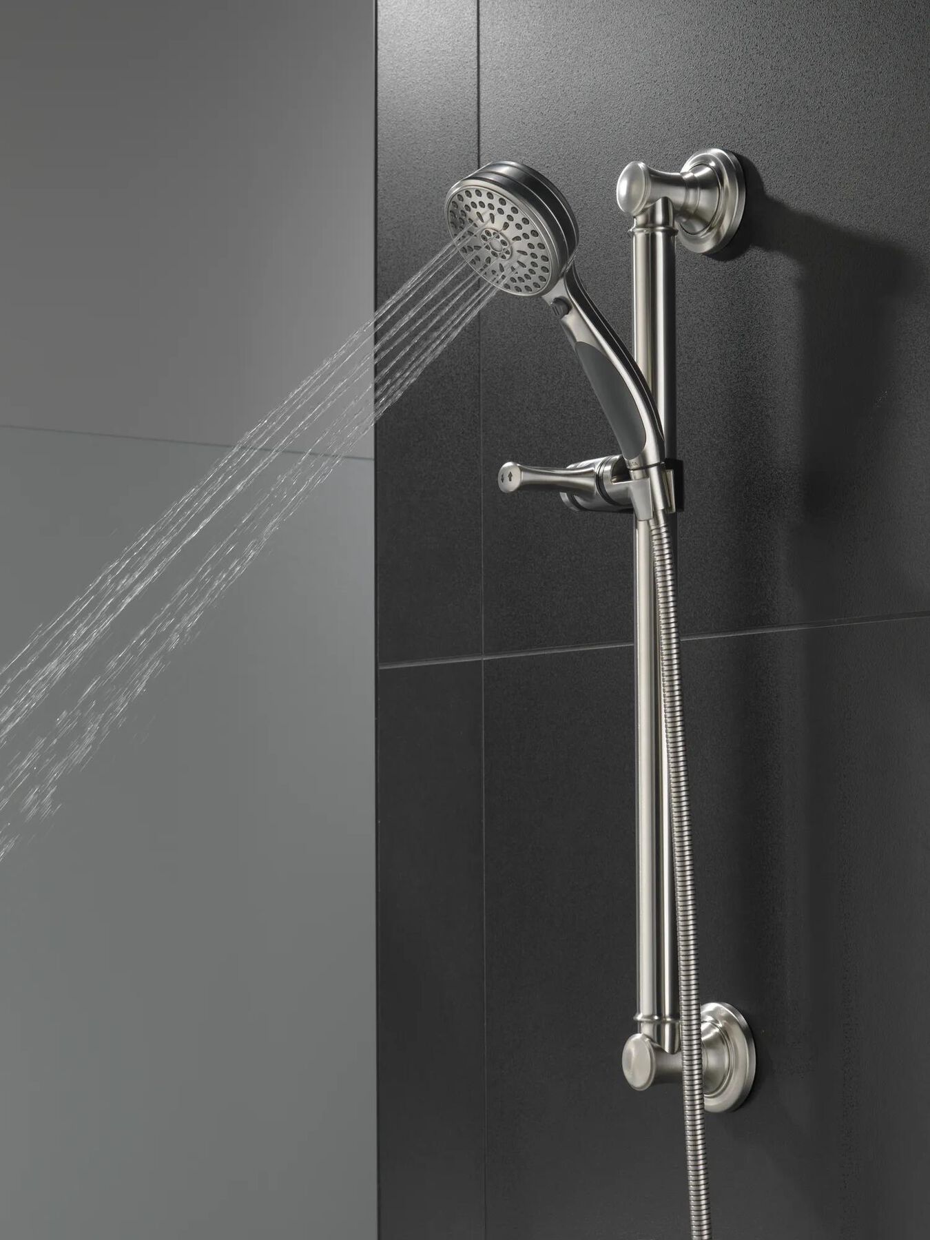 ActivTouch&reg; 9-Setting Hand Shower with Traditional Slide Bar / Grab Bar