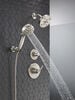 7-Setting Wall Mount Hand Shower with Cleaning Spray