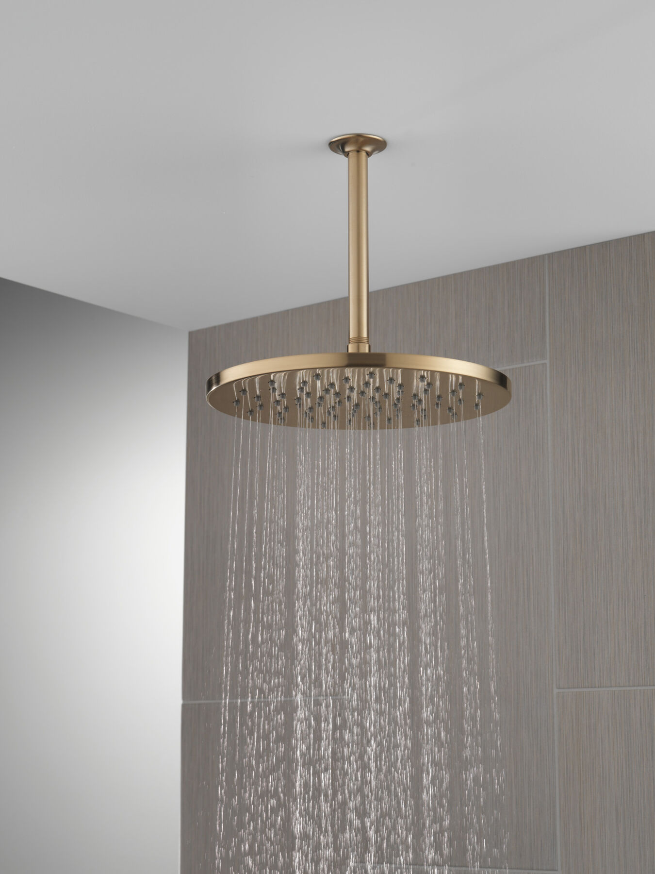Single-Setting Metal Raincan Shower Head (Recertified)