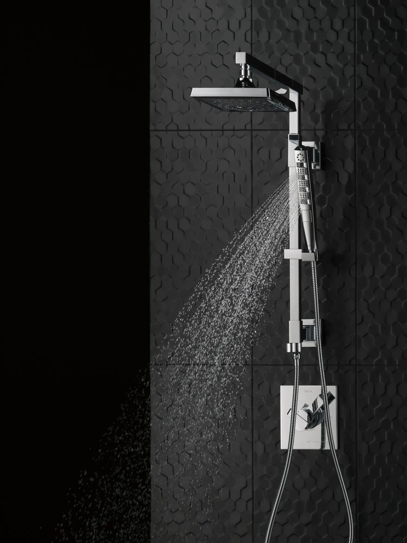 H<sub>2</sub>Okinetic&reg; 3-Setting Raincan Shower Head