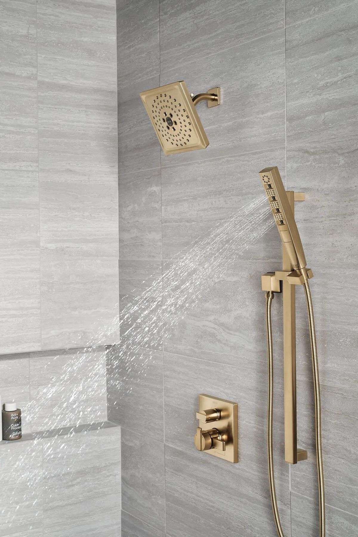 H<sub>2</sub>Okinetic&reg; Hand Shower 1.75 GPM w/Slide Bar 4S