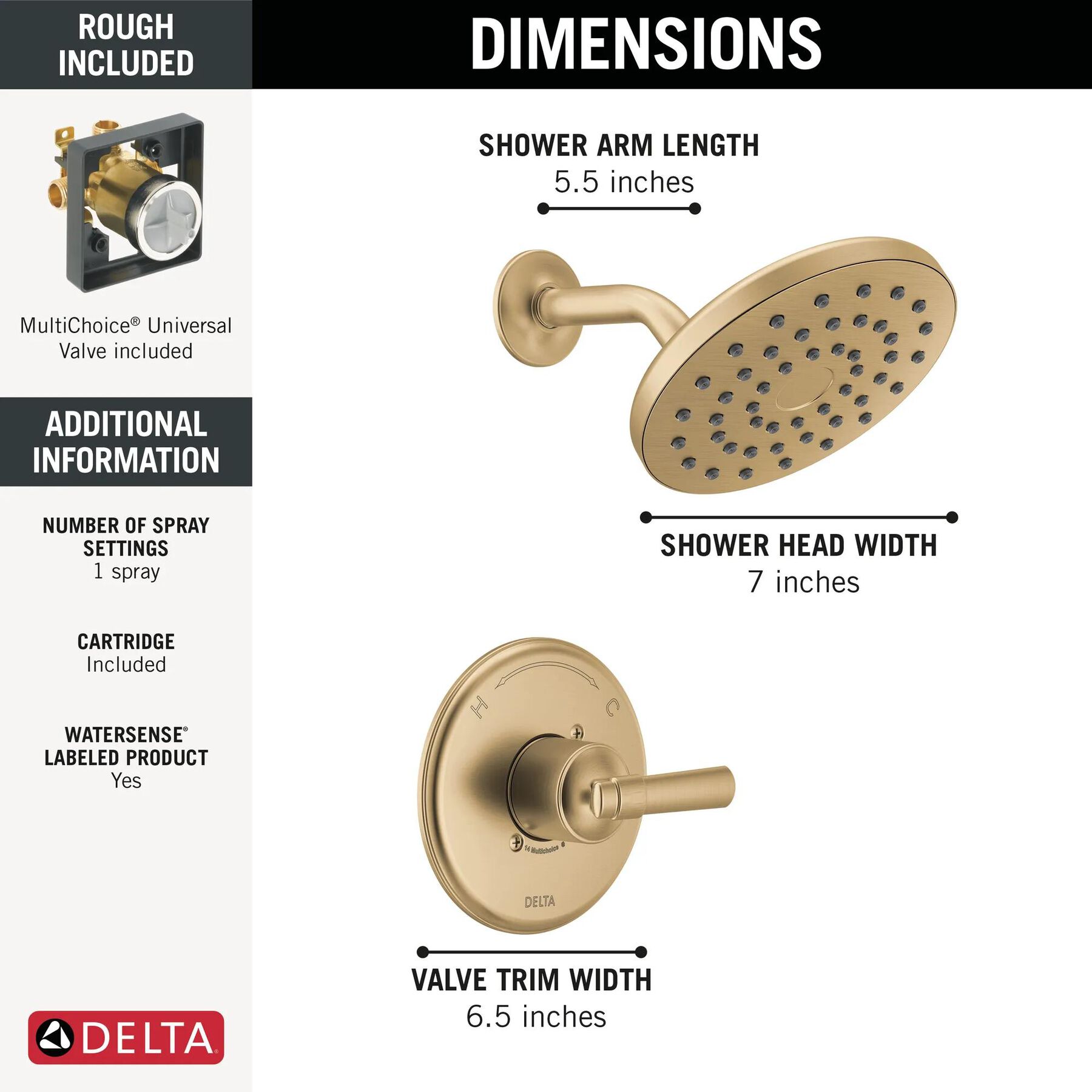 Monitor&reg; 14 Series Shower Only