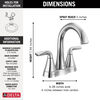 Two Handle Centerset Bathroom Faucet
