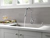 Single Handle Pull-Down Kitchen Faucet with Soap Dispenser and ShieldSpray