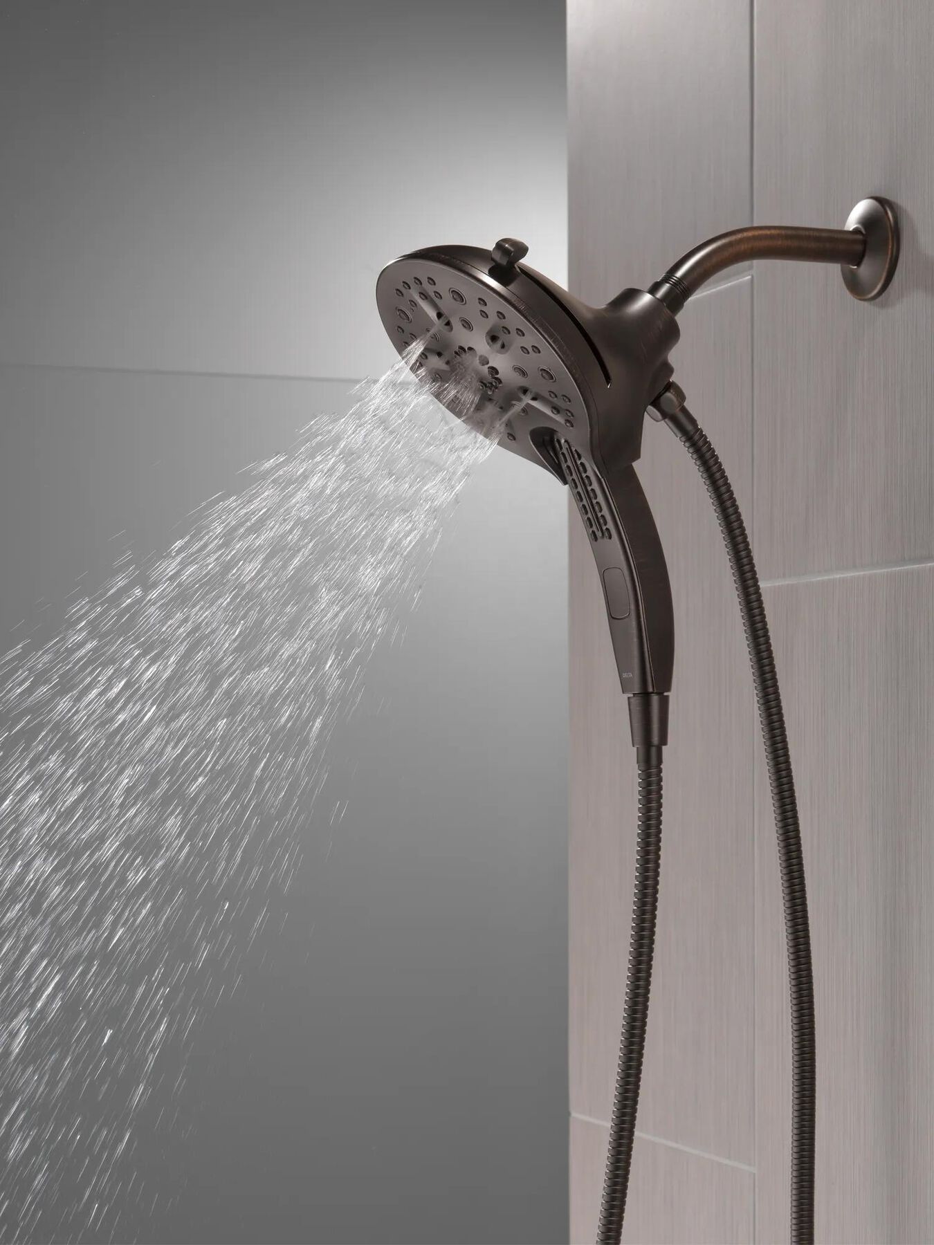 In2ition&reg; H<sub>2</sub>Okinetic&reg; 5-Setting Two-in-One Shower