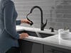 Single Handle Pull-Down Kitchen Faucet with Soap Dispenser and ShieldSpray Technology