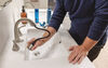 Two Handle Widespread Pull Down Bathroom Faucet (Recertified)