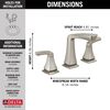 Two Handle Widespread Bathroom Faucet