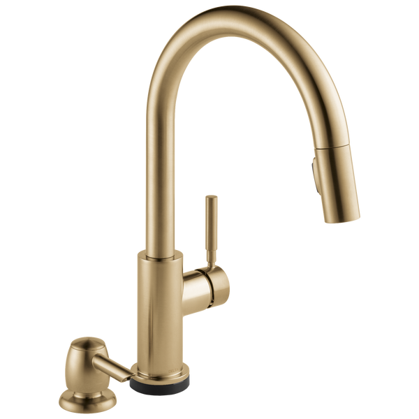 Single Handle Pull-Down Touch<sub>2</sub>O&reg; Technology Kitchen Faucet with Touchless Technology