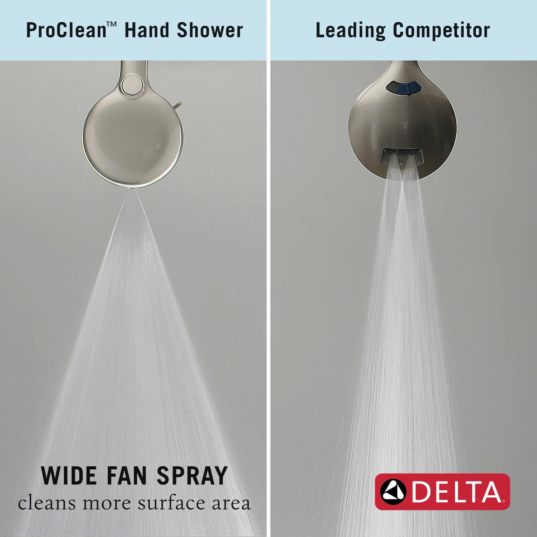 6-Setting Hand Shower with Cleaning Spray