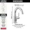 Single Handle High-Arc Bathroom Faucet