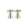 Metal Cross Handle Set - Deck Mount Bathroom & Bidet