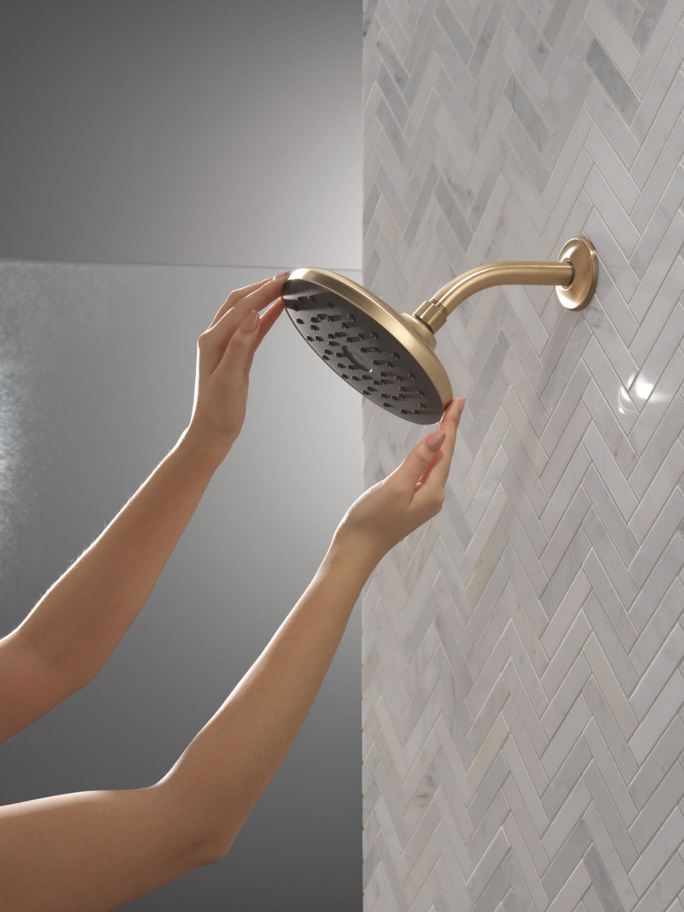 PivotPro&trade; Raincan Shower Head with TouchClean&reg; Spray Face