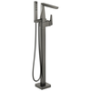 Single Handle Floor Mount Tub Filler Trim