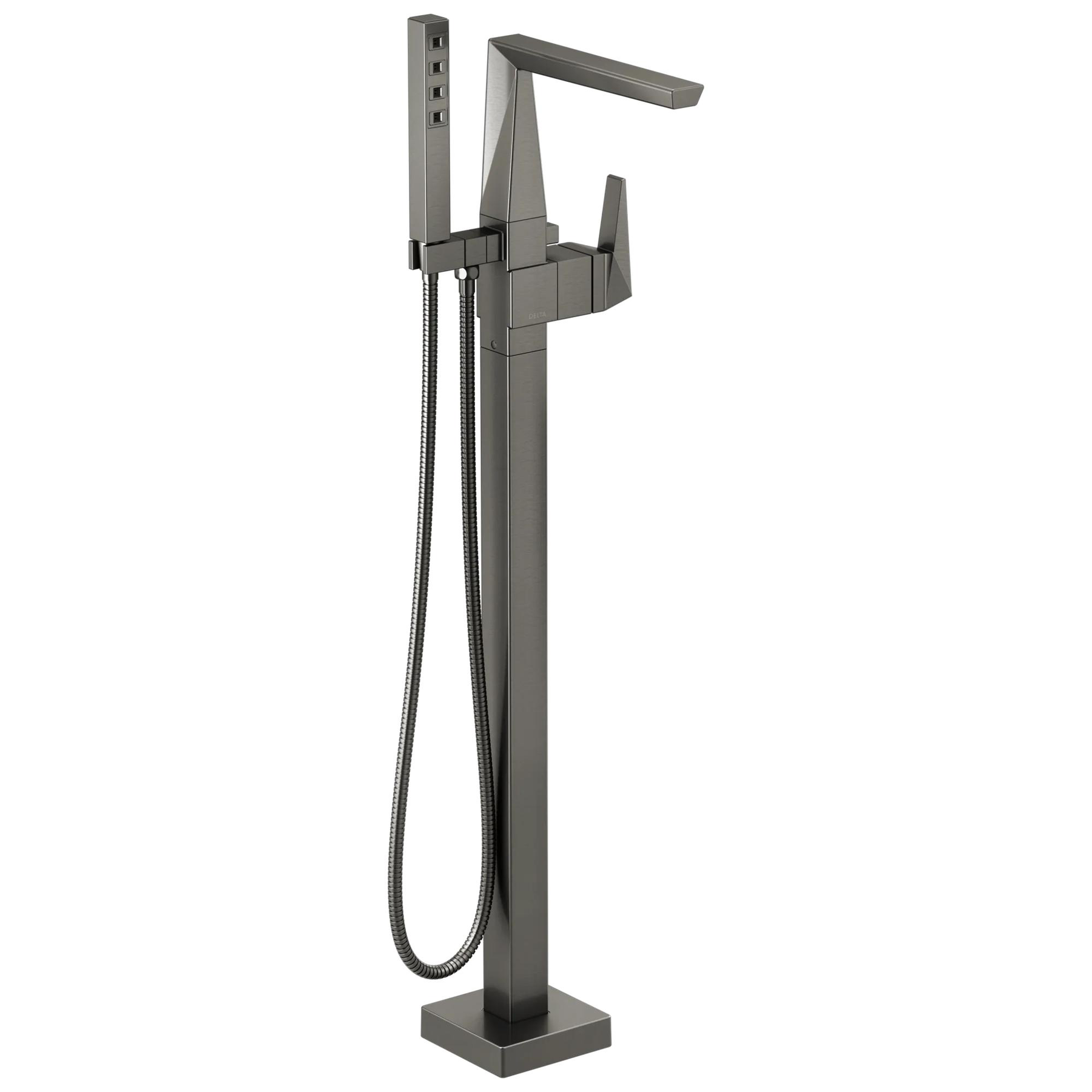 Single Handle Floor Mount Tub Filler Trim