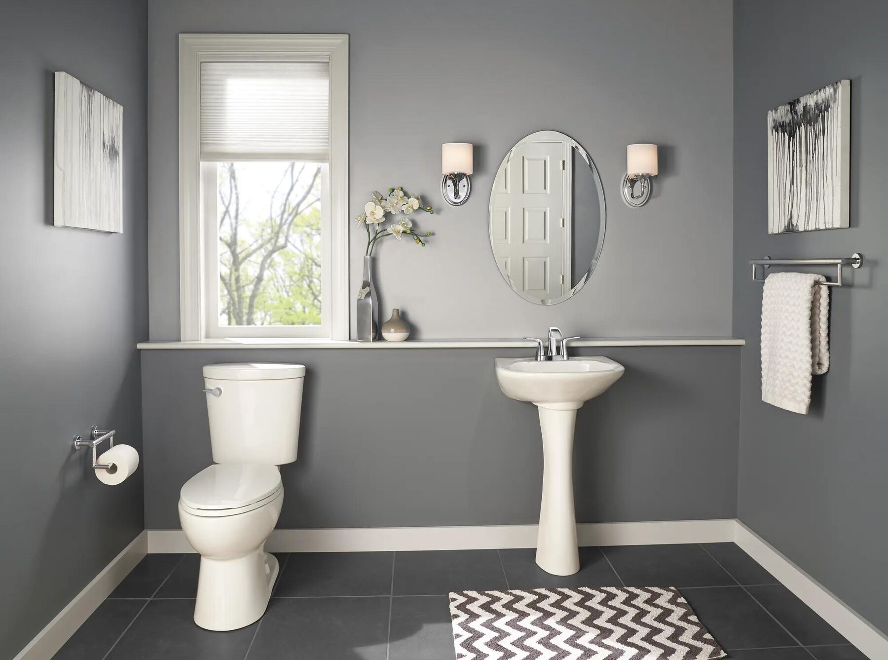Two Handle Centerset Bathroom