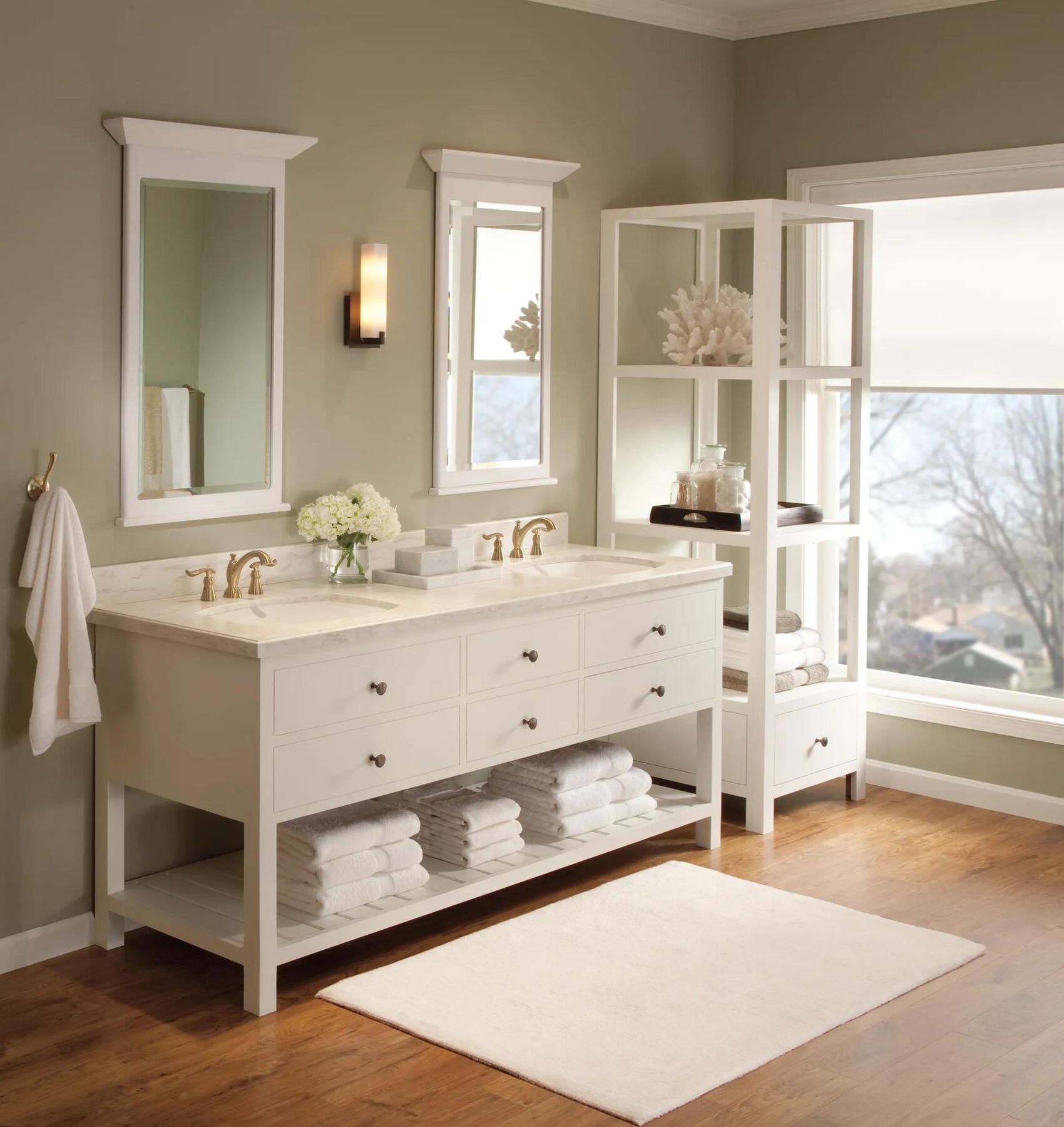 Two Handle Widespread Bathroom Faucet